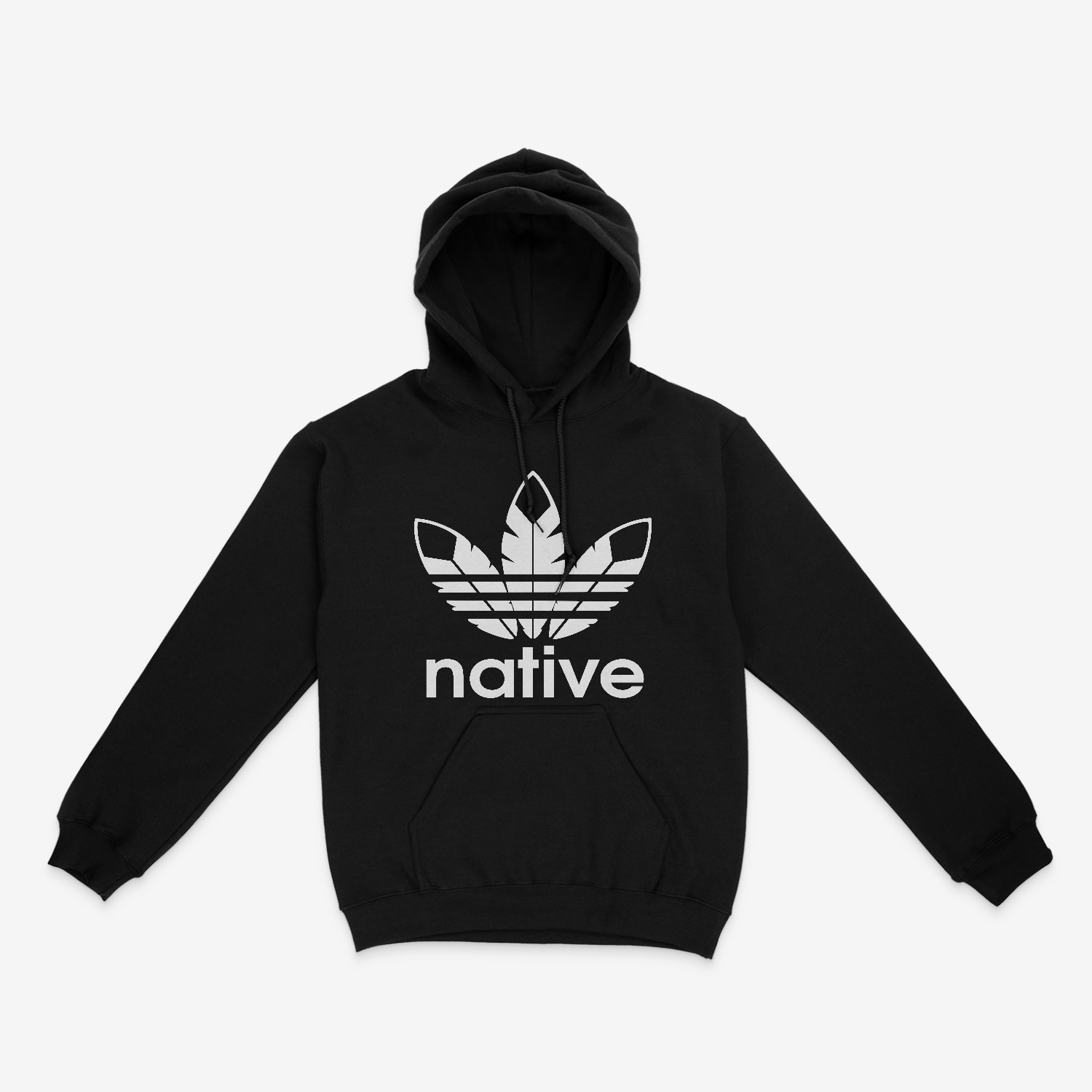 Native 3 Feather Hoodie Northern Moon Designs